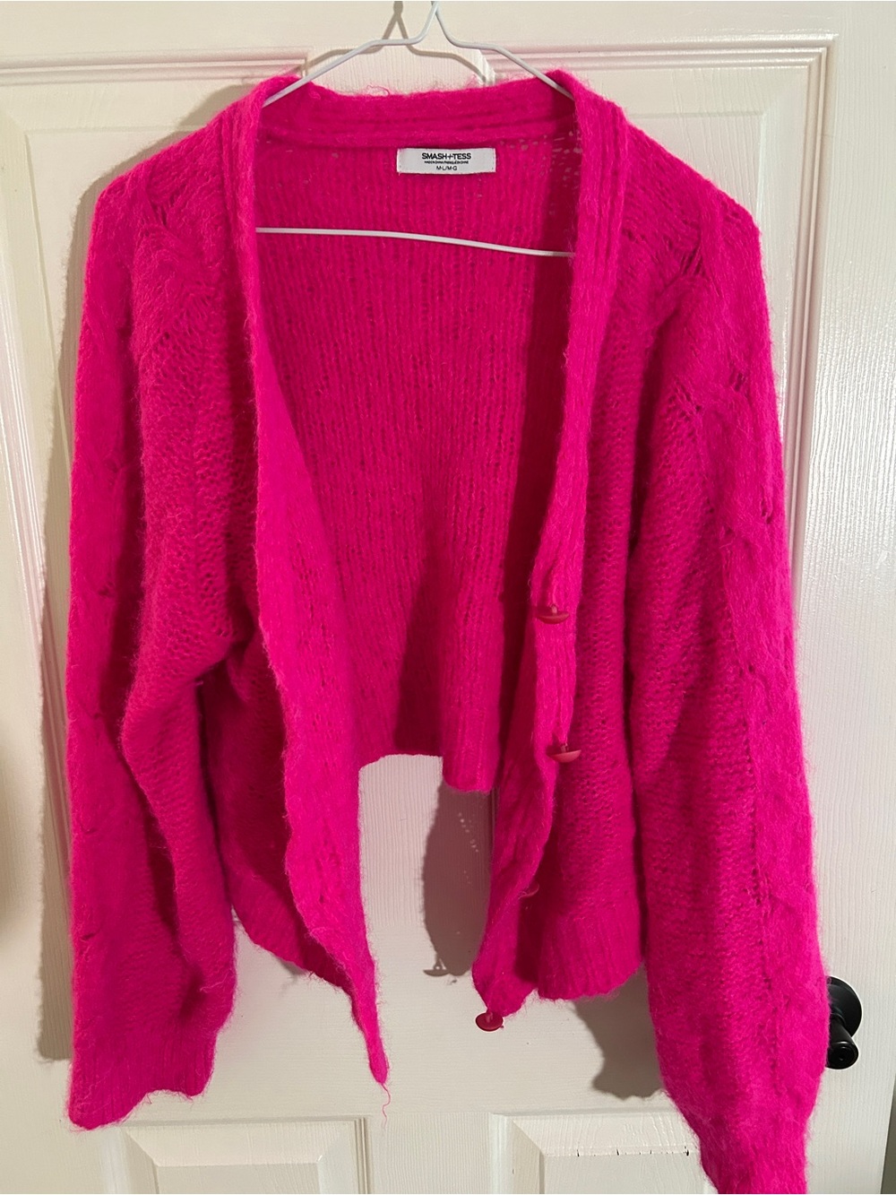 Smash + Tess Stella Fuschia Pink Cardigan